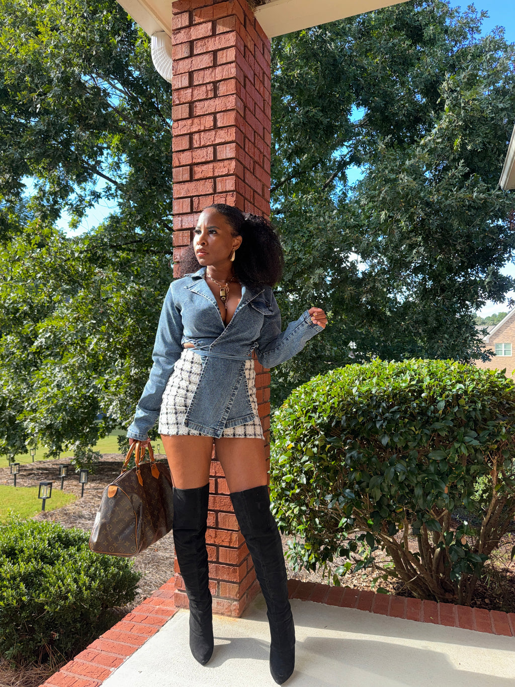 Out the way